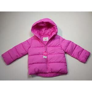 The Children's Place Toddler Girls' Pink Puffer Jacket